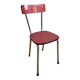 Red formica chair