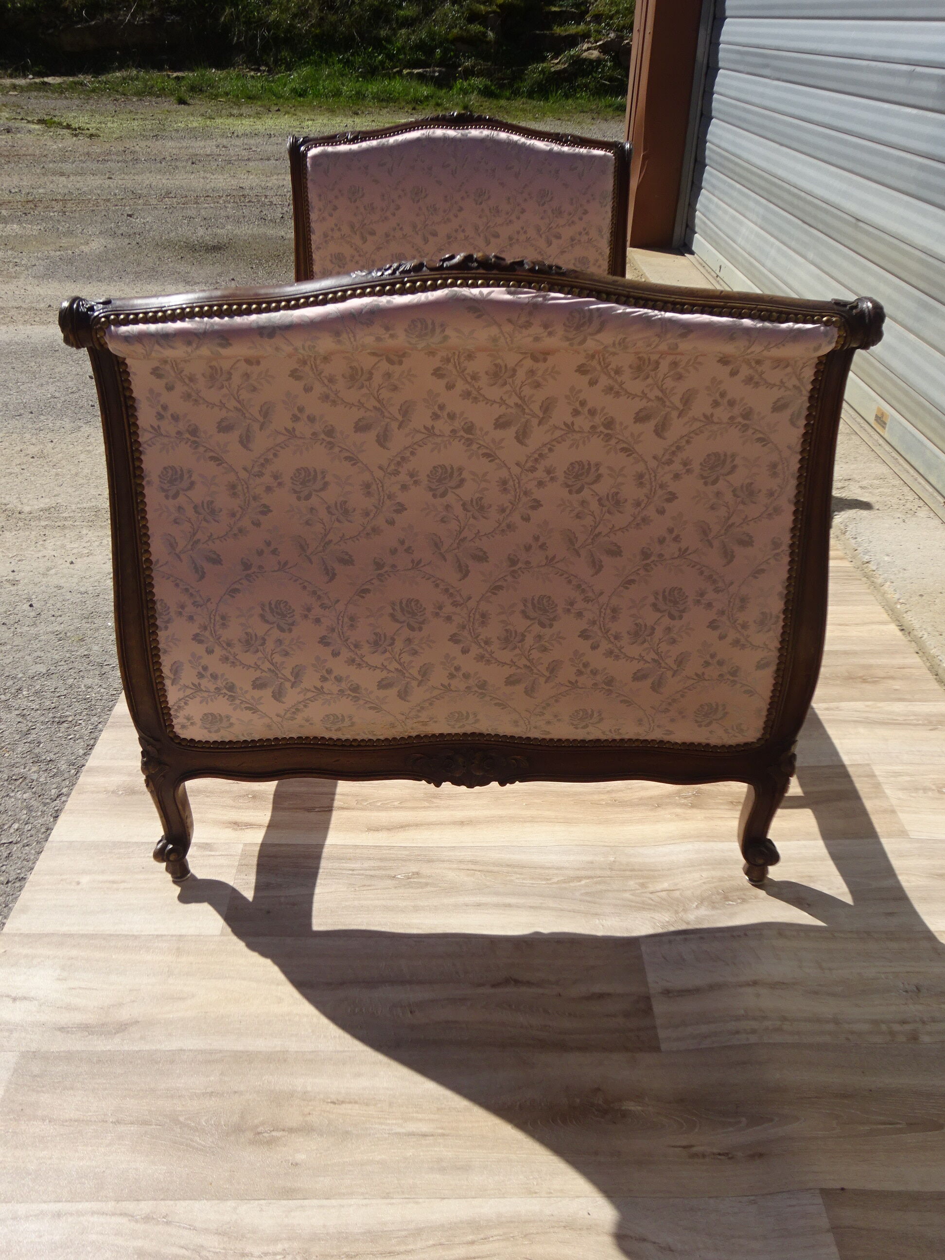 Antique sofa bed, in Louis XV style.