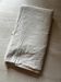 Large antique cloth in ecru, handwoven cotton and linen.
