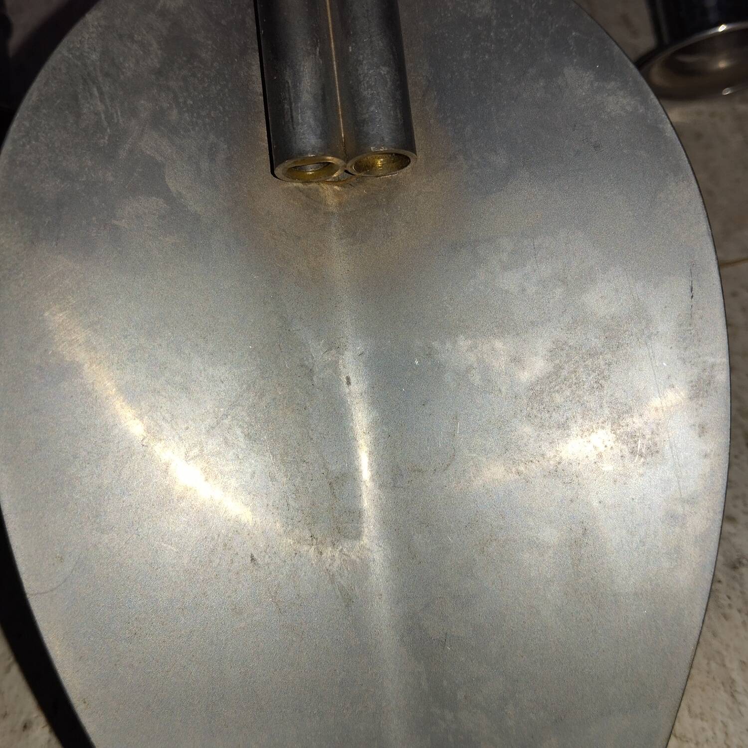 2 chrome candlestick wall lights from the 70s