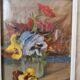 Oil painting on panel Remo Fabretti (Ancona 1905-1983) vase with flowers