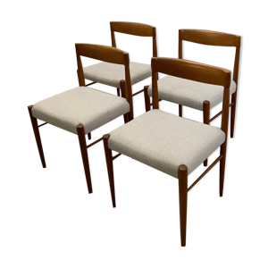 4 chaises danoises en - teck