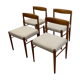 Danish midcentury teak dining chairs by H.W. Klein for Bramin 60s