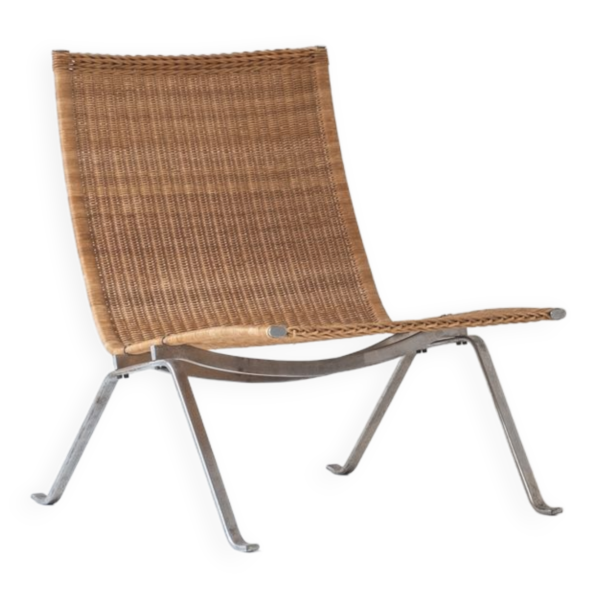 Early edition PK22 by Poul Kjaerholm for E. Kold Christensen, Denmark 1956.