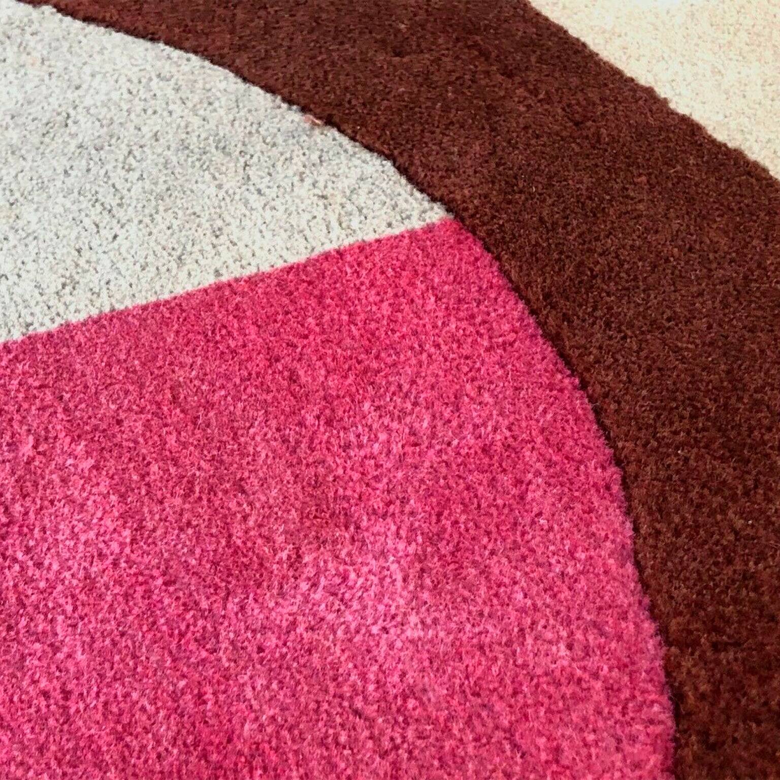 Kinetic rug "Bluna" by Kenzo, c.1980