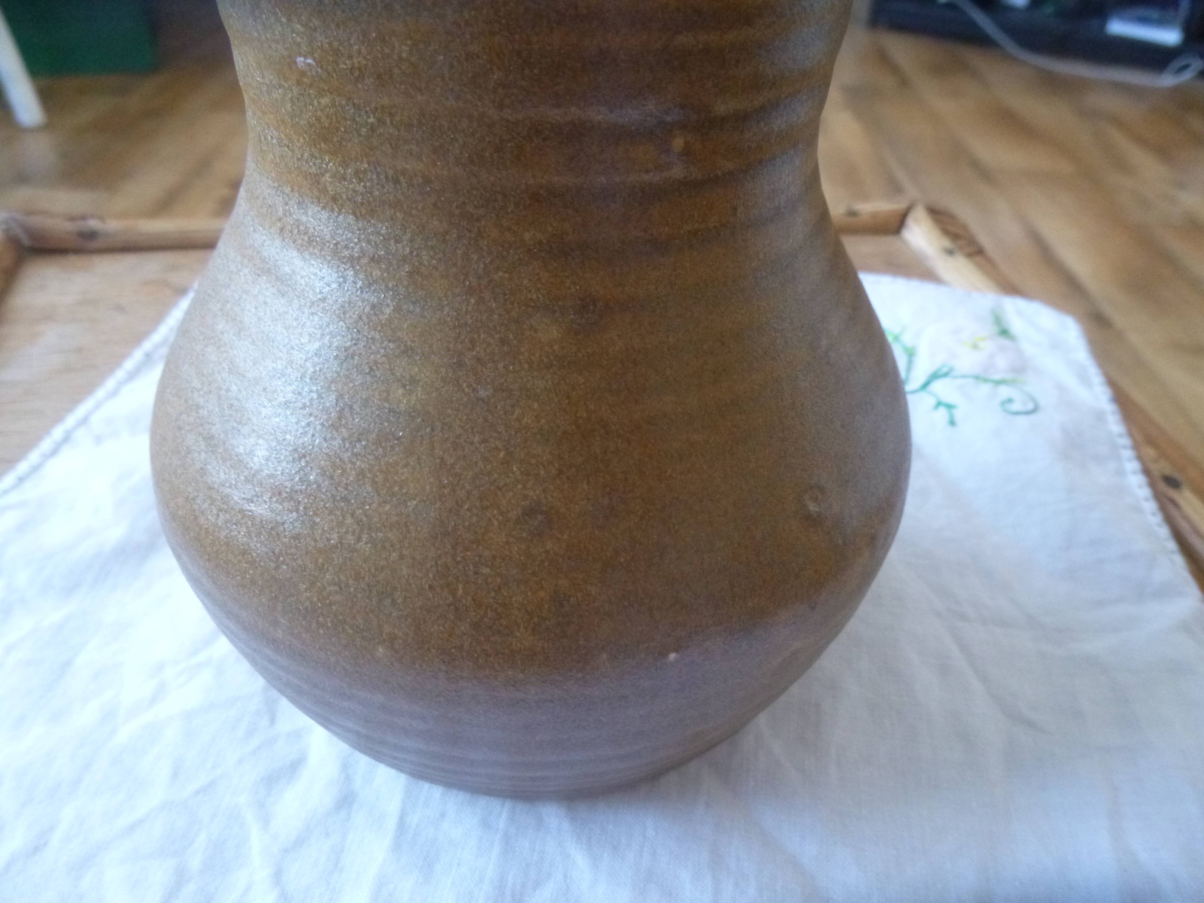 Pitcher carafe in sandstone Digoin