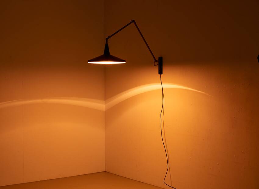 Wim Rietveld Panama Wall Lamp Model 4050 for Gispen 1955