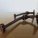 Pair of steel coatrack stamped years 30/40