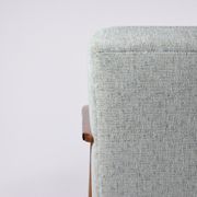 Vintage original armchair, fully restored, 1960s, green upholstery
