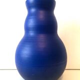 Blue ceramic vase