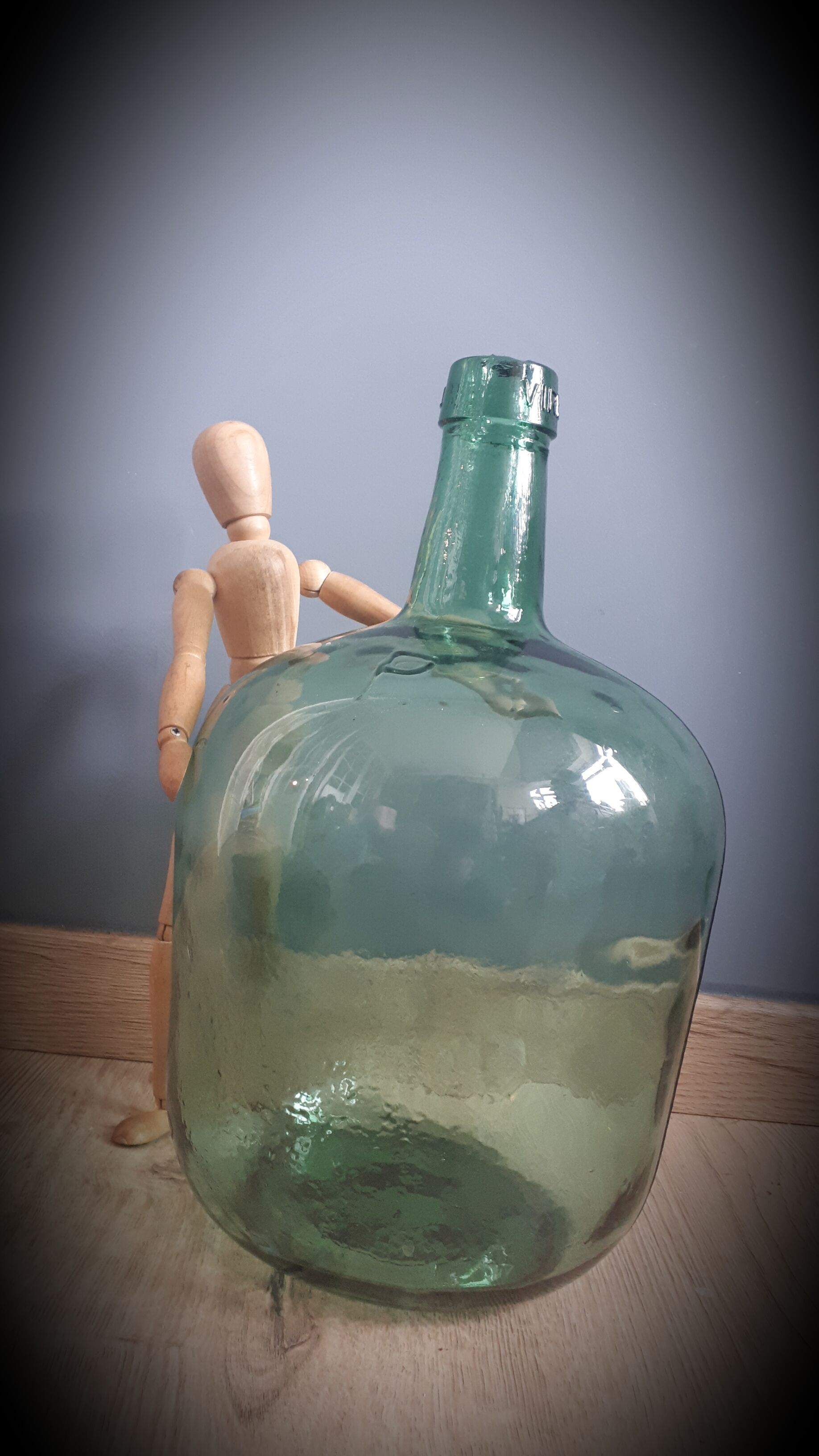 Demijohn 5l green right viresa