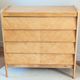 Commode vintage rénovée, années 50 60, chêne blond 