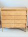 Commode vintage rénovée, années 50 60, chêne blond 