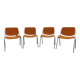 Suite de 4 chaises Piretti Castelli 1970