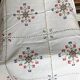 Ensemble nappes serviettes carrés de table brodé vintage