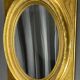 Miroir h88 x76 cm époque napoléon iii doute feuille d’or bon état
