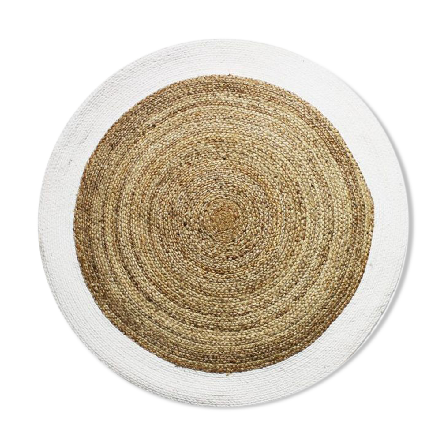 Round jute rug 160 cm