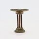 KMD Daalderop Brass and Oak Side Table 1930s