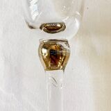 Glass champagne flutes