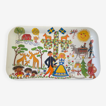 Swedish melamine tray