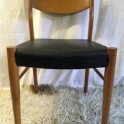 Series of 6 Scandinavian chairs in teak 50/60