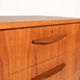 Commode en teck avec ferrules en laiton