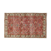 Anatolian handmade vintage rug 250 cm x 151 cm