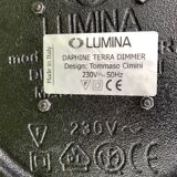 Lumina floor lamp, Daphine Terra Dimmer, Italian design Tommaso Cimini, 1970