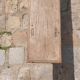 Rustic wooden bench
