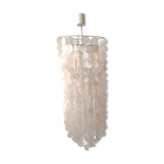 Mother-of-pearl stamps pendant
