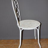 Salon de jardin en fer vers 1900