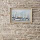 Oil on Canvas Painting Landscape Sailboats Marine - Signed C O'BERLING