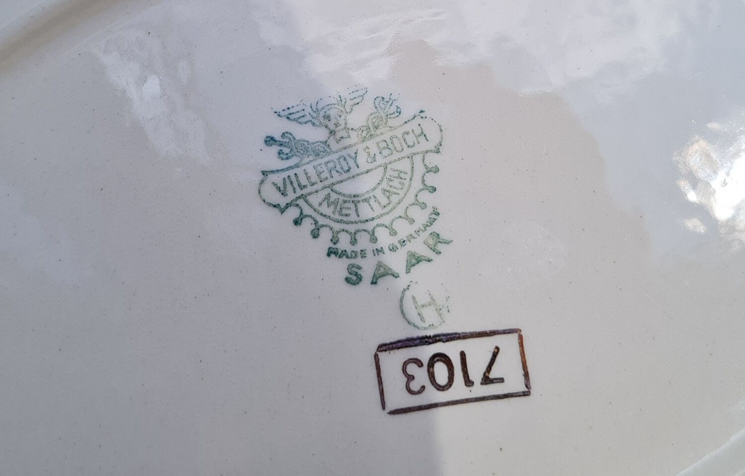 Saucière villeroy and boch with ravier