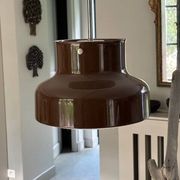 Brown Bumling pendant light by Anders Pehrson-Sweden 1960s