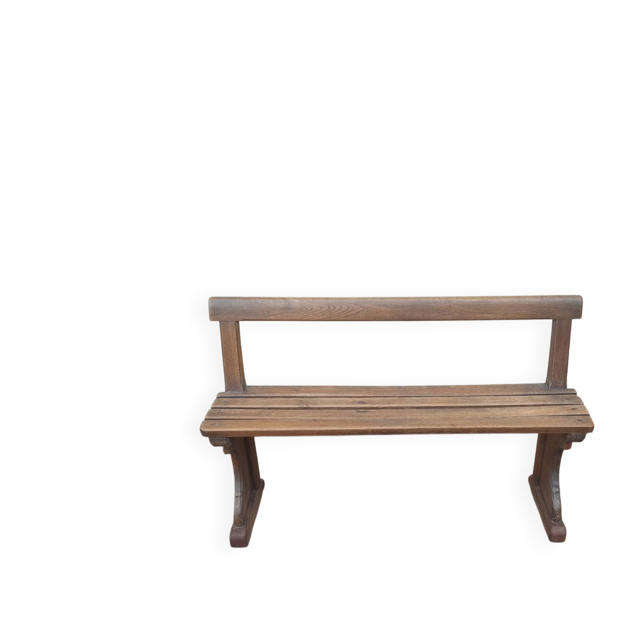 Small oak decorative bench