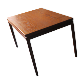 Teak extendable model 8 dining table by Johannes Andersen for Christian Linneberg, 1960s