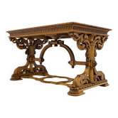 Neo-Renaissance oak desk from 1880-1900