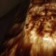 Large earthenware lamp from the 70s
