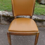 6 vintage skai chairs