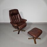 Relax / lounge chair / ottoman / Hjellegjerde Møbel / Sweden Recliner