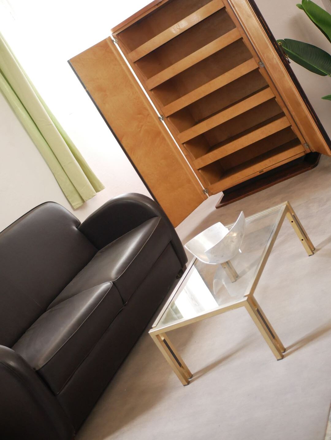 Art deco shoe cabinet