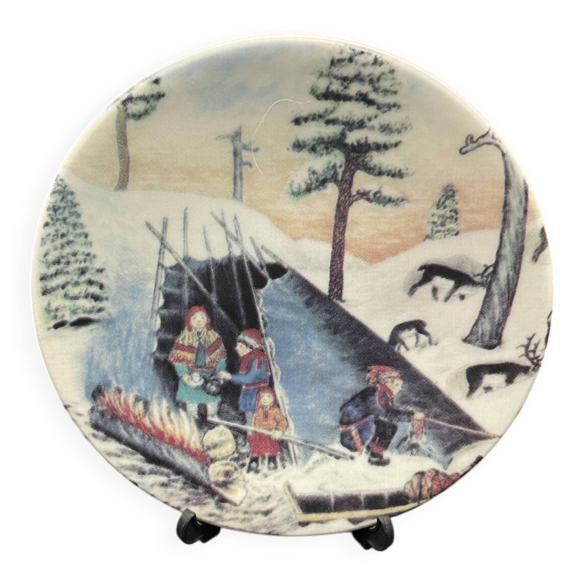 Assiette murale Arabia Finland, A. Alariesto, 1984