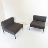 Table basse et deux 2 fauteuils par Wim den Boon, Pays-Bas 1958