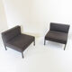 Table basse et deux 2 fauteuils par Wim den Boon, Pays-Bas 1958