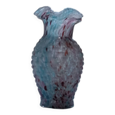 Vase 1900 verre jaspé
