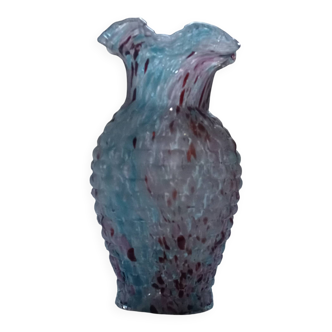 Vase 1900 marbled glass