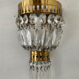 Hot air balloon wall lamp with tassels