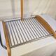 Vintage wood and metal night valet