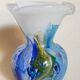 Vase glass paste of the glassmakers of Maure Vieil Mick and Bob Le Bleïs 80s