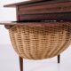 Foldable sewing table with drawer - Rosewood - Johannes Andersen - Silkeborg Furniture Factory - 1960s